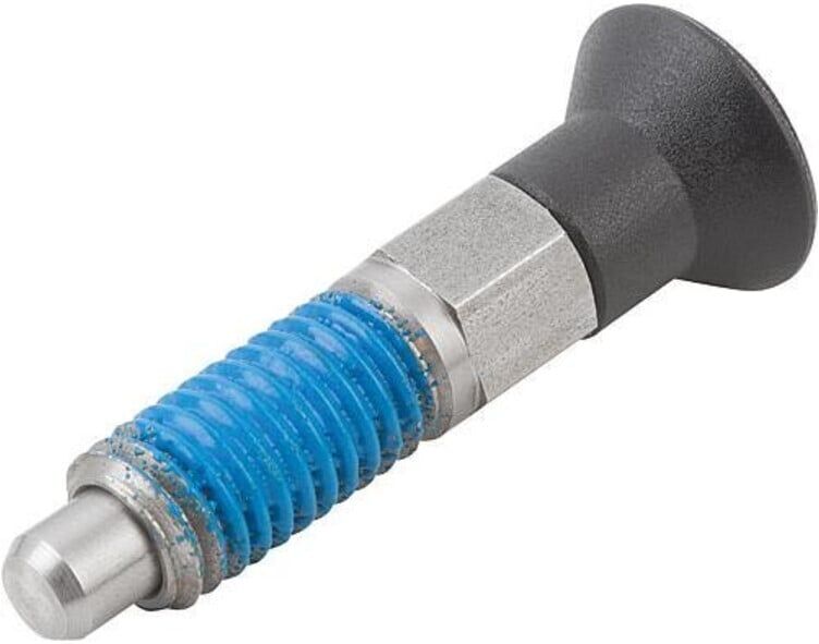 KIPP Arretierbolzen ECO M12 D=8 Form AP O Rastnut O K. (K1098.191308120)