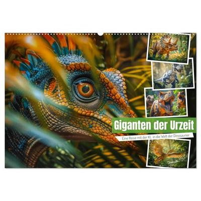 Giganten der Urzeit (Wandkalender 2027 DIN A2 quer), CALVENDO Monatskalender