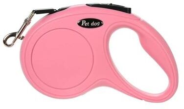 Uplift Picks Retractable Nylon Cat Leash For Outdoor Walking Hiking Training Small Medium Dogs And Kittens pink 5 M