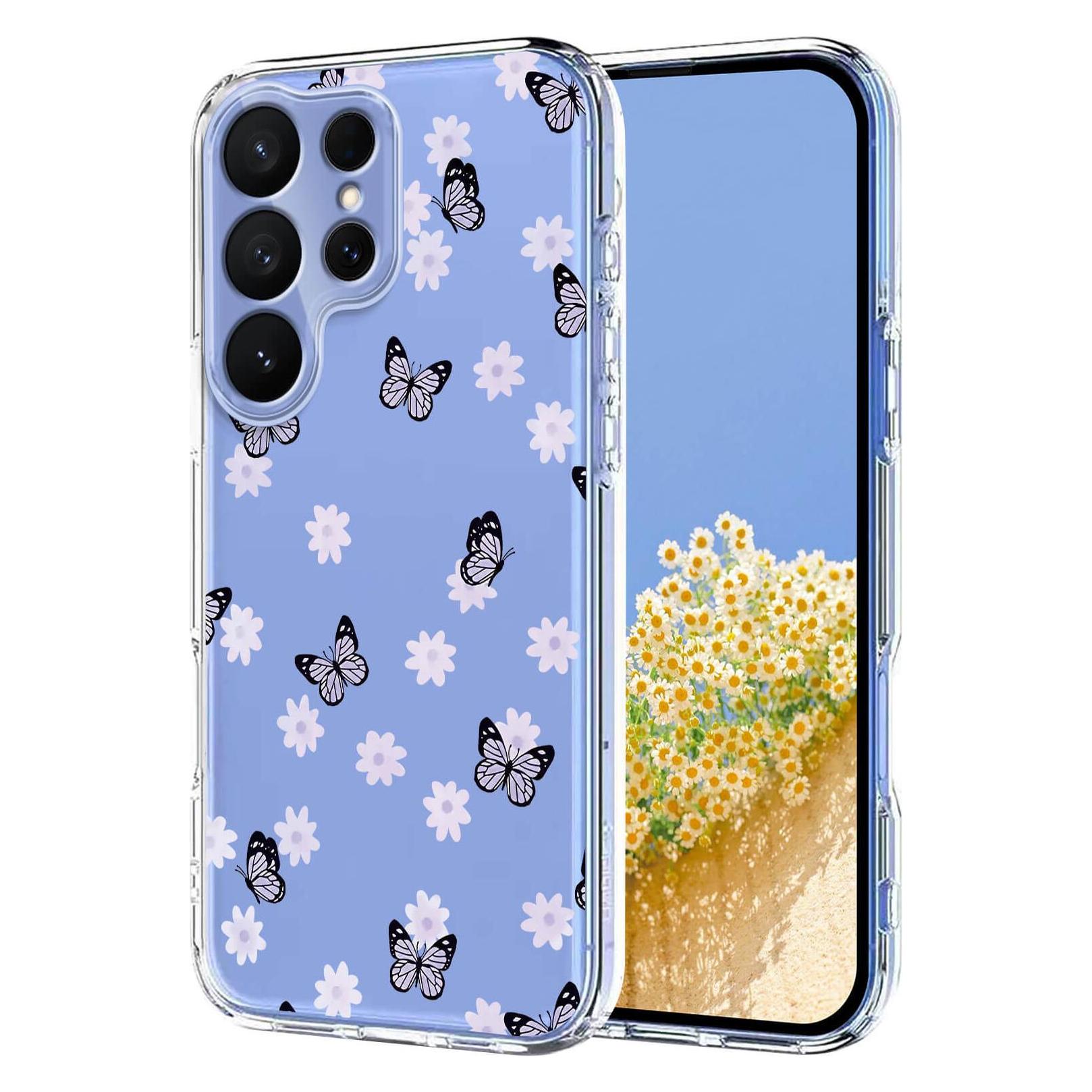Cover-Discount Galaxy S26 Ultra - Silikon Gummi Hülle Blumen (Samsung Galaxy S26 Ultra) (67418037)