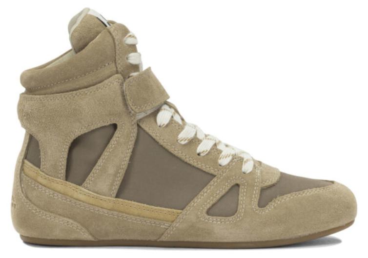 Isabel Marant Damen Sneaker Beige Leder