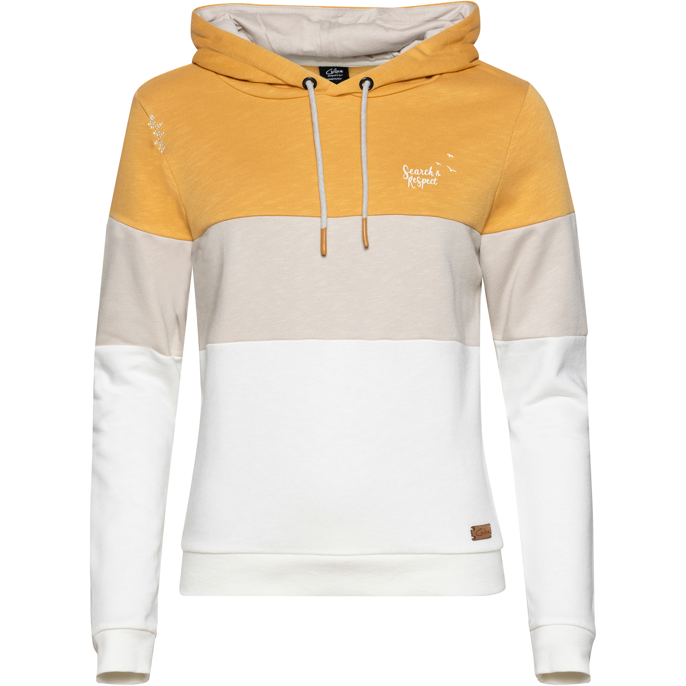 Chillaz Walchsee Search & Respect Damen Hoodies orange Größe XL Bouldern | Sportklettern | Lifestyle Hautfreundlich