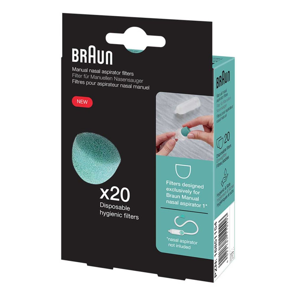 KAZ Europe SA Braun Manueller Nasensauger Ersatz Hygienefilter 16851154