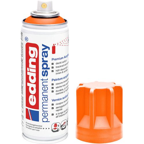 edding 5200 Acrylspray Sprühfarbe neonorange matt