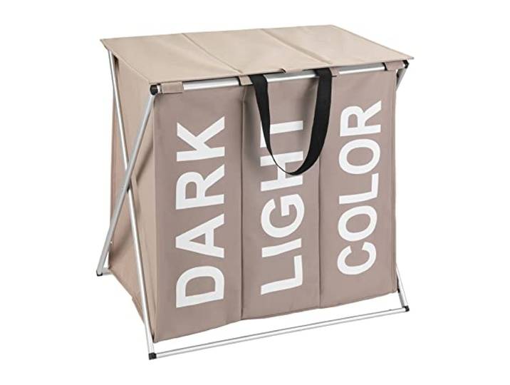 WENKO Wasmand Trio Top taupe, 118 l