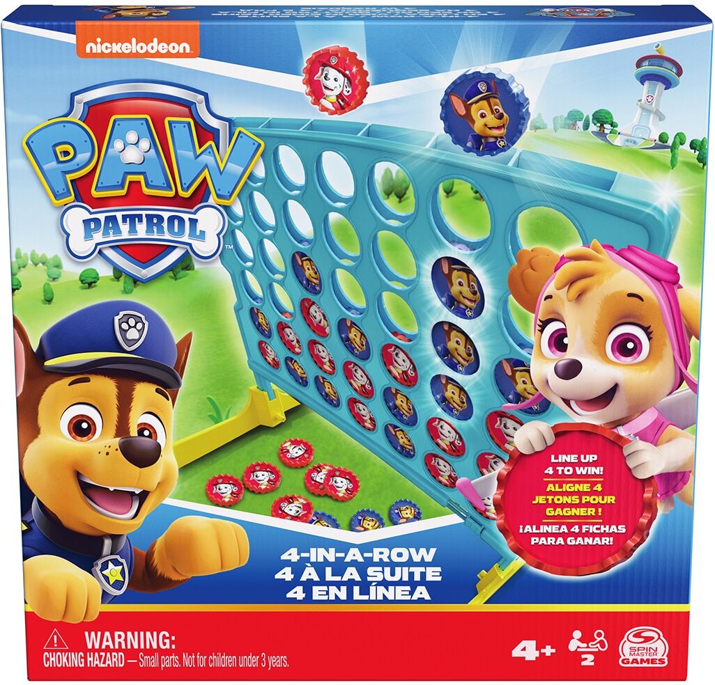 Spin Master Juego de mesa 4 en línea Patrulla Canina .