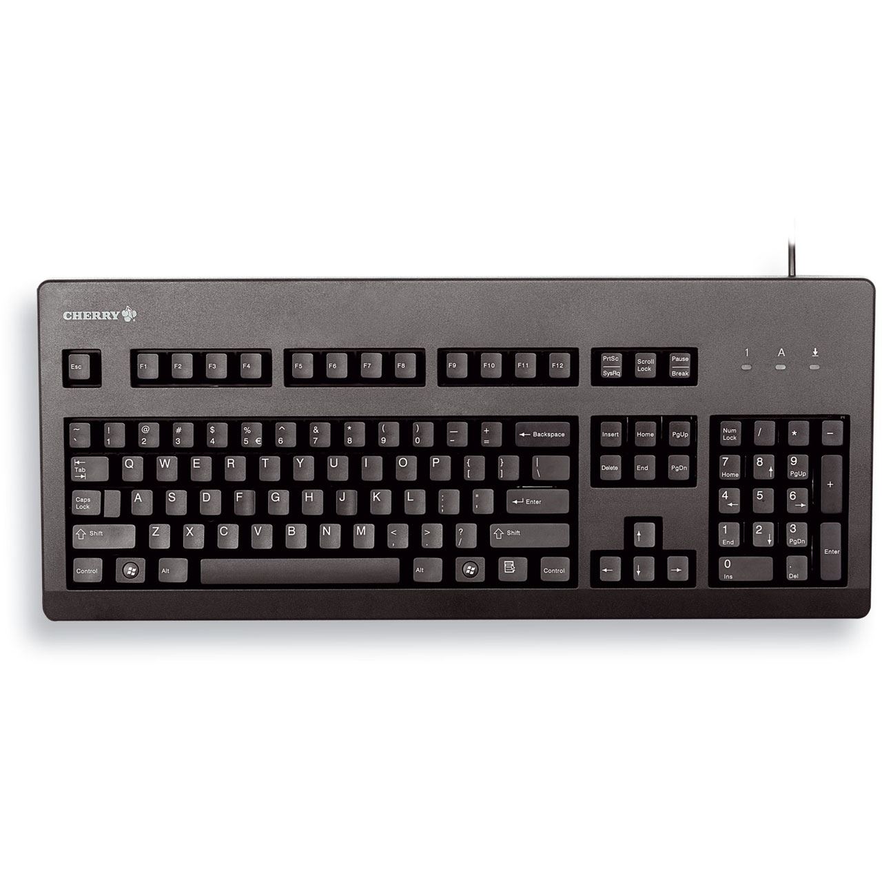 CHERRY G80-3000LPCEU-2 PS/2 & USB Englisch (US) schwarz (kabelgebunden)