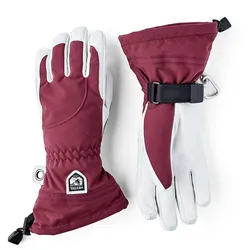 HESTRA HELI SKI WOMEN Handschuh 2027 bordeaux/offwhite - 7