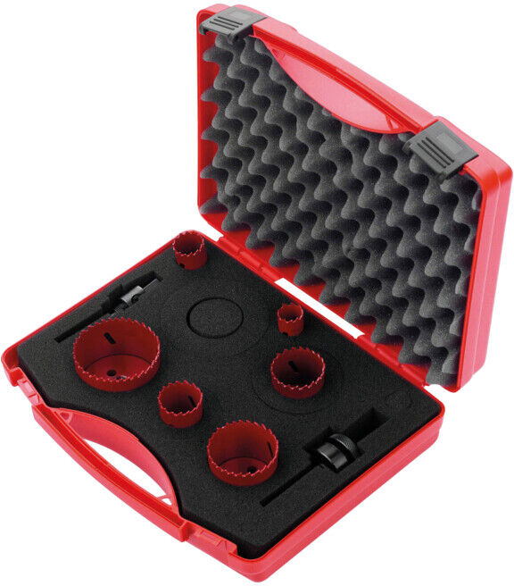 Cimco Set de scies-cloches M20-M63 6 pièces 207573 (207573)