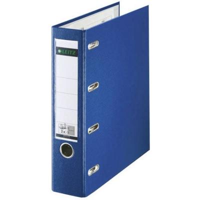 Doppelordner A4 Leitz Plastic blau