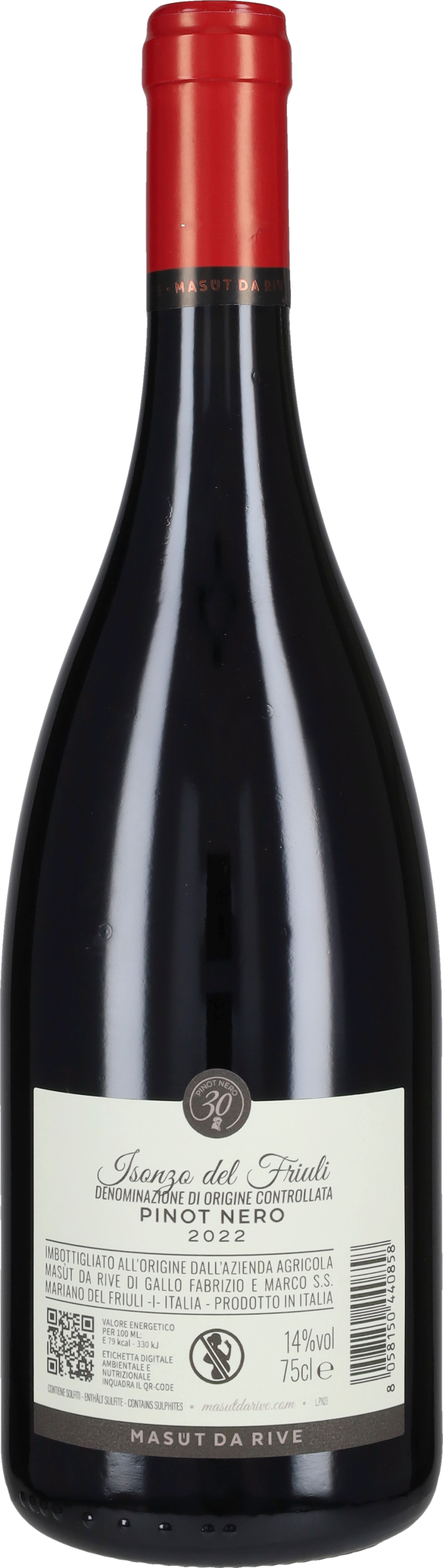 Pinot Nero Masut da Rive 2022