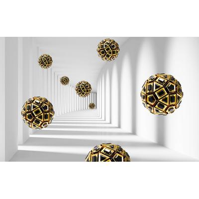 Fototapete PAPERMOON "Abstrakt 3D Effekt", bunt, B:2m L:1,49m, Vlies, Tapeten