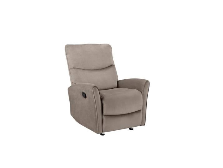 Chesley-fauteuil Inclinable Manuel Velours Taupe