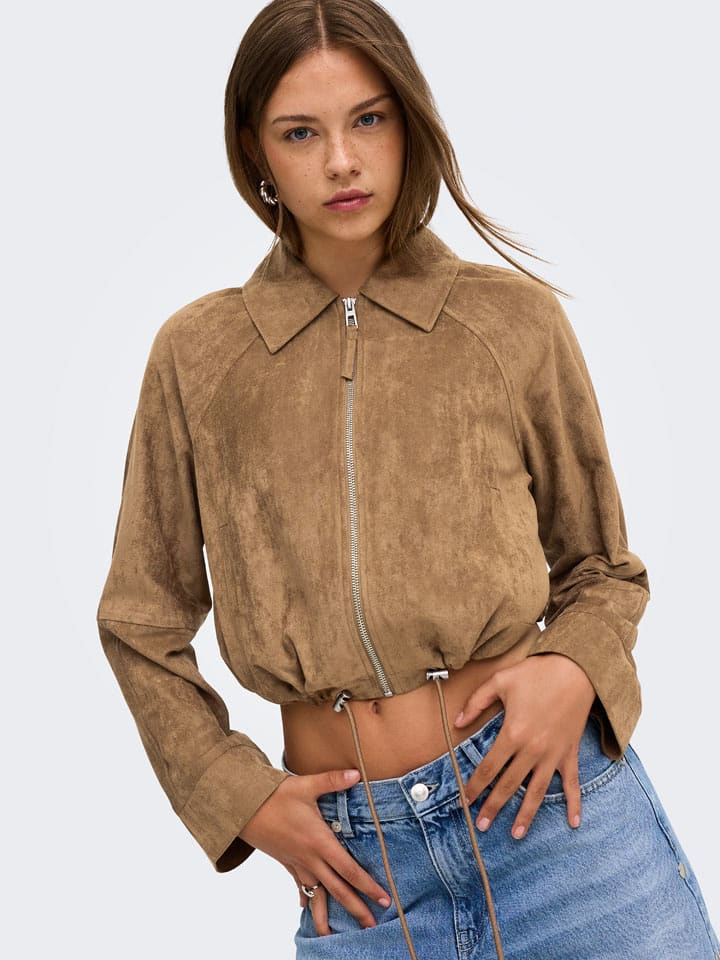 ONLY Übergangsjacke in Hellbraun - XS