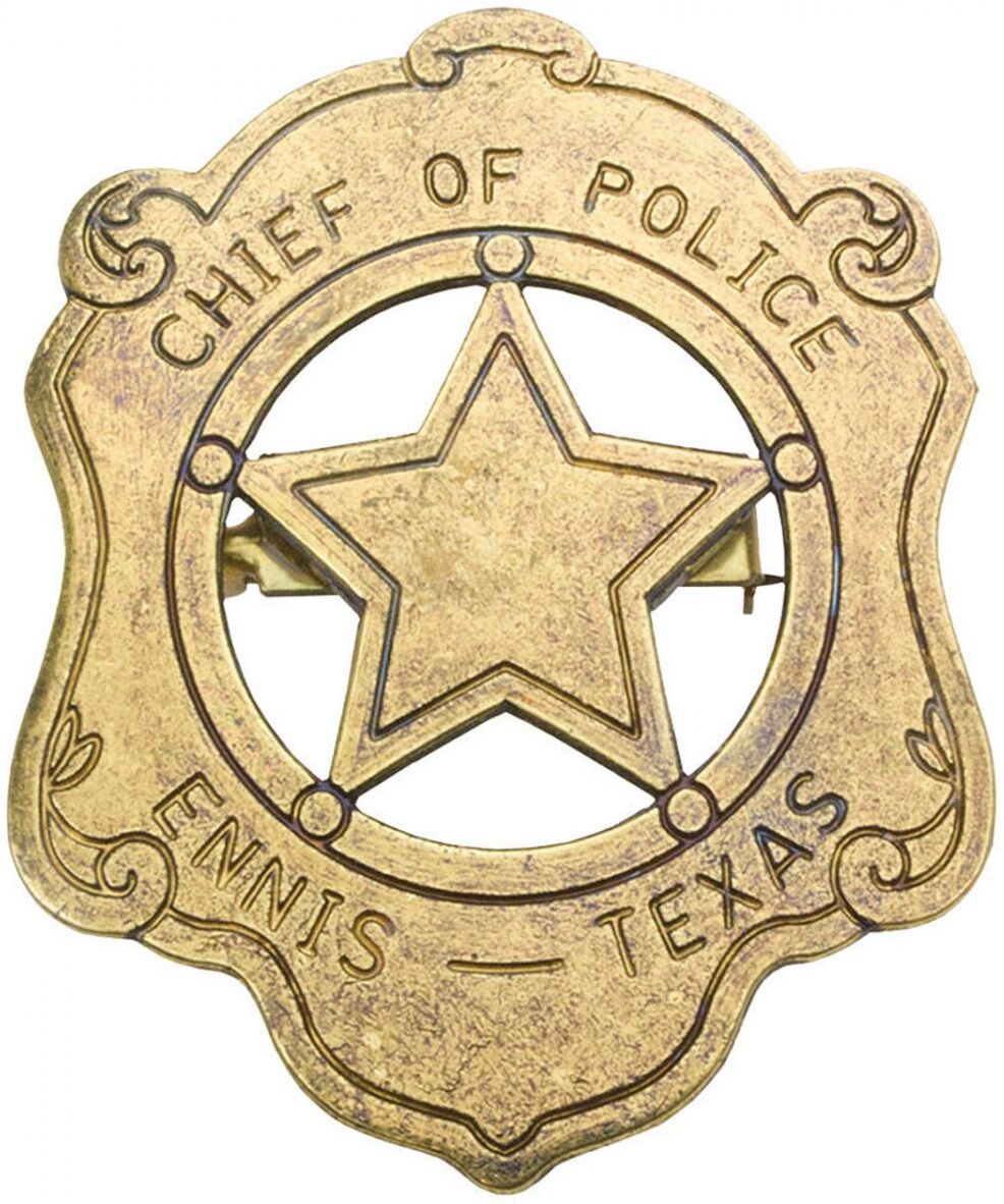 Denix Texas Chief of Police Ennis Badge