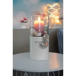 Laterna Basis mit Glas 26cm LED