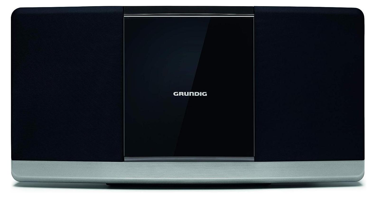 Grundig WMS 3000 BT DAB, Heim-Audio-Mikrosystem, Schwarz, 20 W, DAB+, FM, 3,5 mm, Klassisch, Flach, Jazz, Pop, Rock