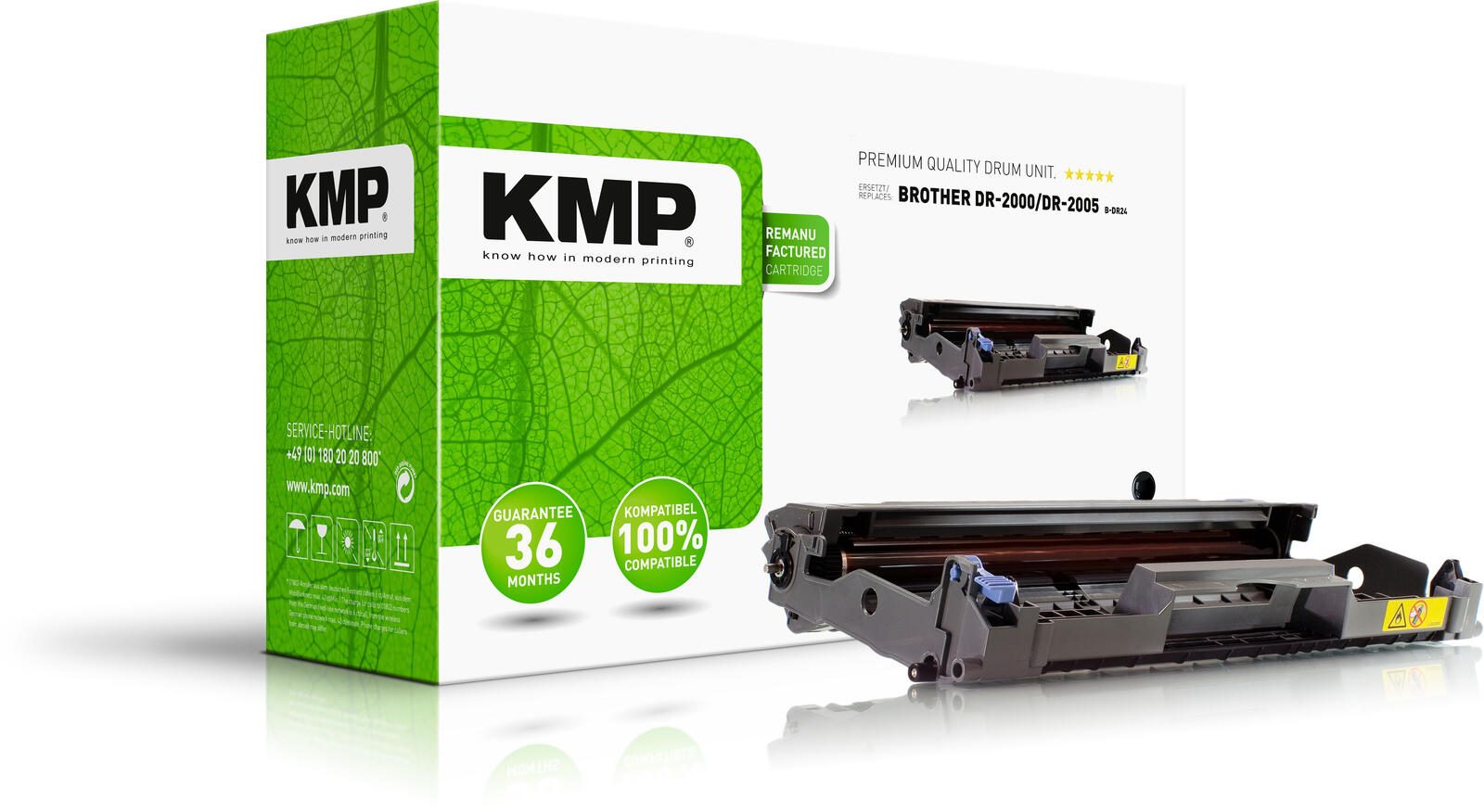 KMP Trommel B-DR24 schwarz kompatibel zu brother DR-2000/2005 1159,7001