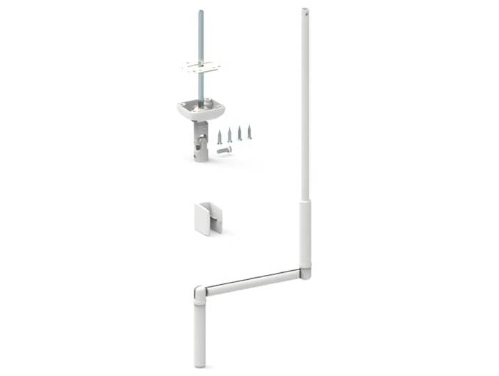 Manivelle de volet roulant 1300 mm Ø 12 mm avec sortie 6P7 verticale