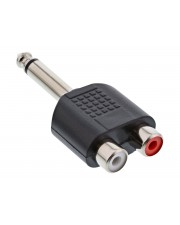 InLine Audio-Adapter RCA W bis Mono-Stecker M Schwarz (99339)