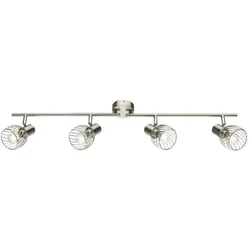 Wand-/Deckenspot TEXAS (L 80 cm) - silber - L 80 cm