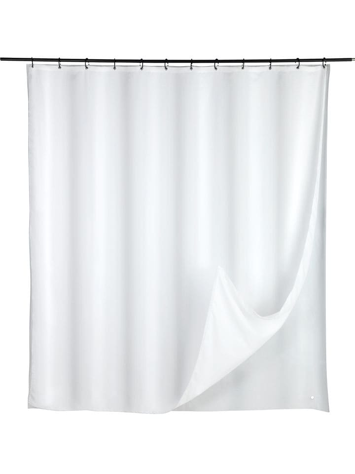 Schöner Wohnen Kollektion Duschvorhang "Saoba" in Weiß - (L)200 x (B)180 cm - onesize