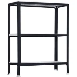 SimonRack Schraubenloses Metallregal für Simonhome Haus3 Regale. Farbe: anthrazit/galva 900x1000x300