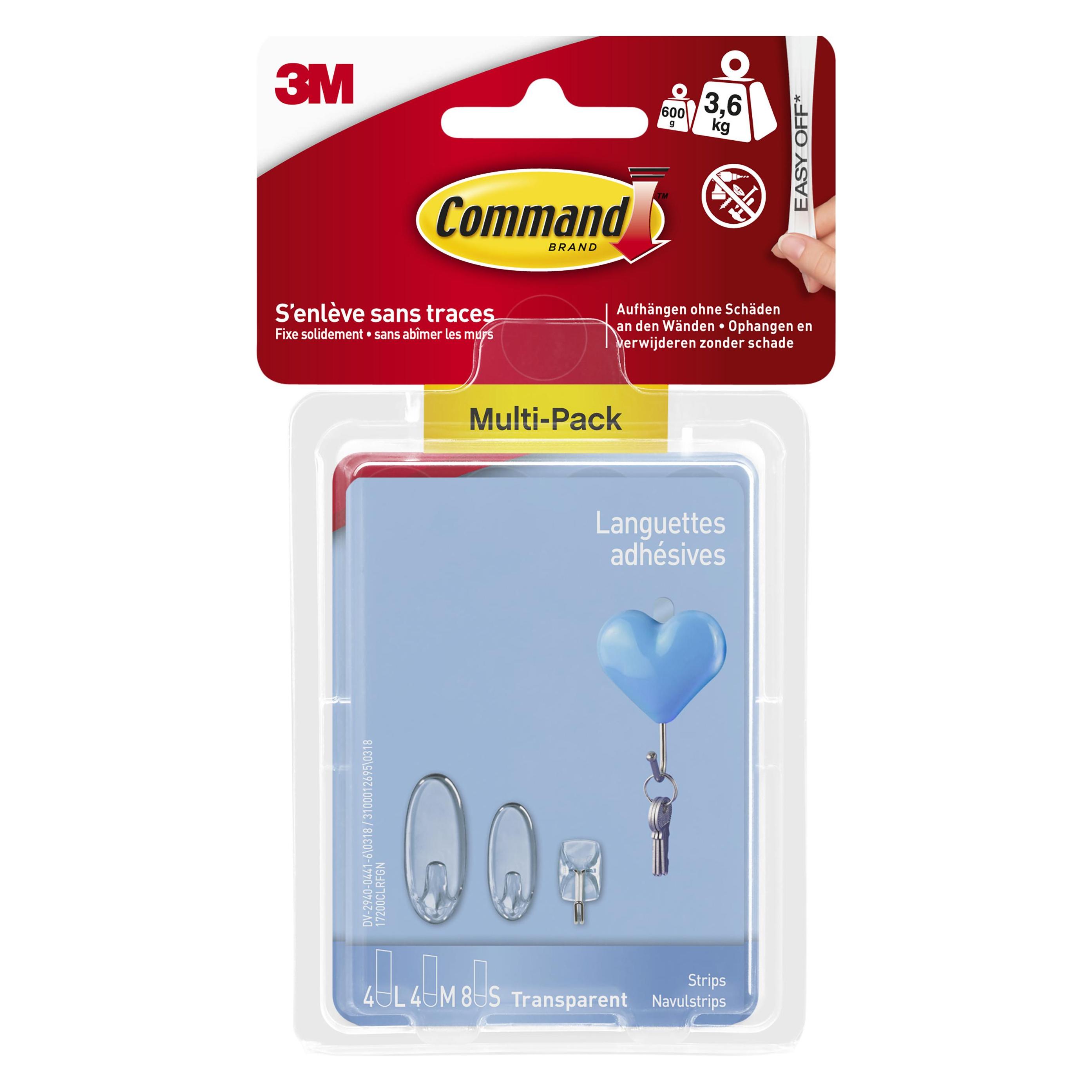Command Multipack Strips (17200CLR)