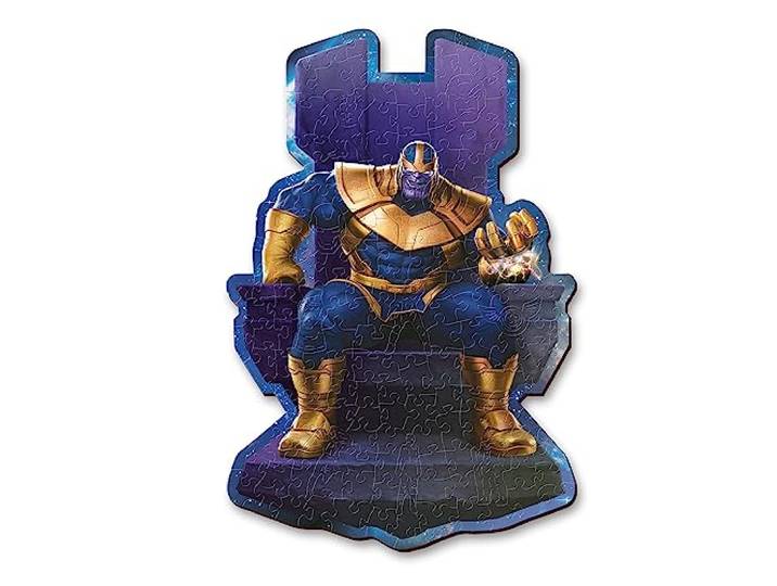 Trefl – Houten contourpuzzels: Marvel Avengers, Thanos op de Troon