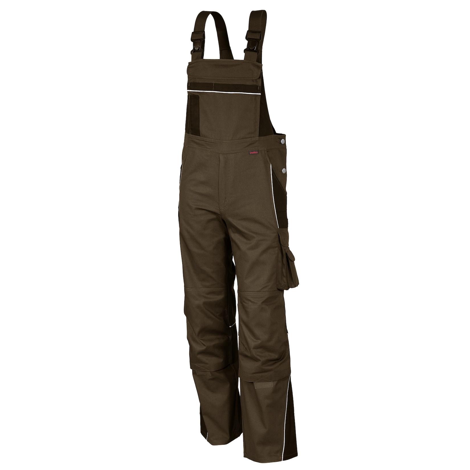 QUALITEX HIGH QUALITY WORKWEAR Latzhose PRO haselnuss/kastanie Herren: 28