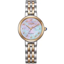 Citizen EM0996-84Y Eco-Drive Solar Damenuhr Zweifarbig