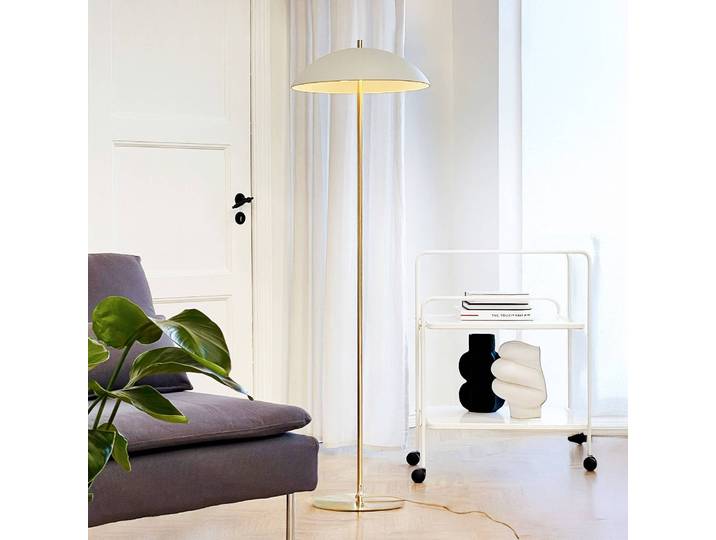 Vloerlamp Globus, messing / goud, Woon-/ Eetkamer, metaal, Scandinavisch, vloerlamp
