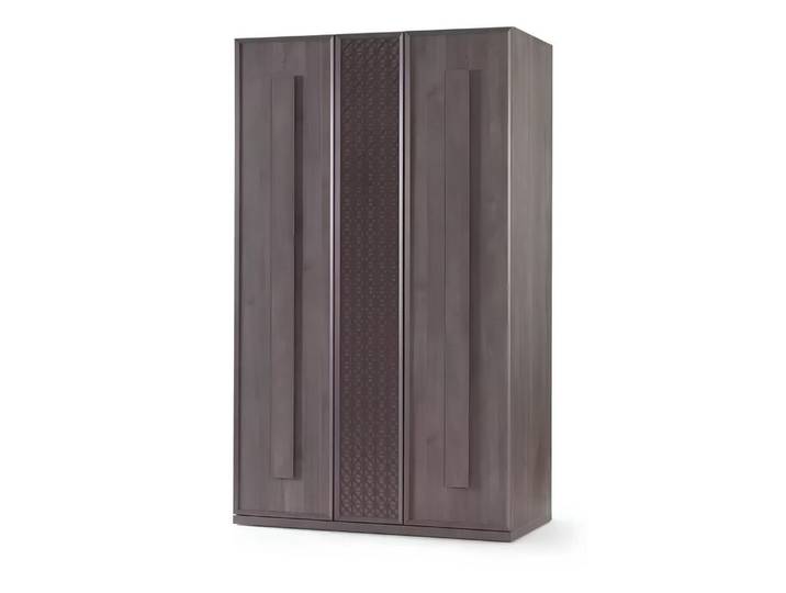 Xlmoebel Kleiderschrank Eleganter grauer Holzschrank mit modernem Design und viel Stauraum (1-St., Kleiderschrank) Hergestellt in Europa