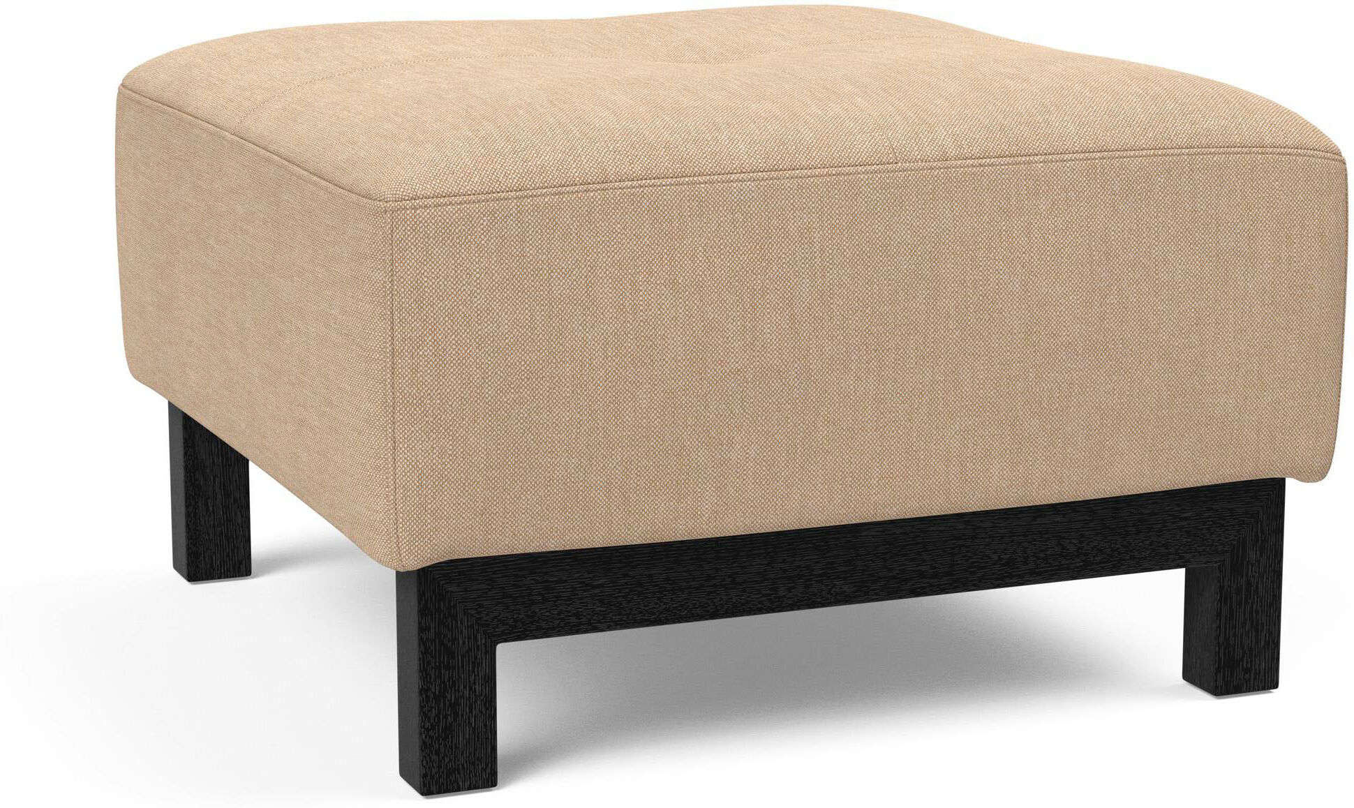 Polsterhocker INNOVATION LIVING ™, braun (moccha), B:65cm H:40cm T:65cm, 100% Polyester, Hocker, Polsterhocker, moderner Stil, vielseitig einsetzbar