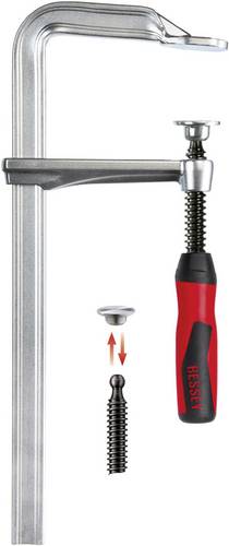 Bessey GZ125-2K Tiefspann-Schraubzwinge Spann-Weite (max.):1250mm Ausladungs-Maße:120mm