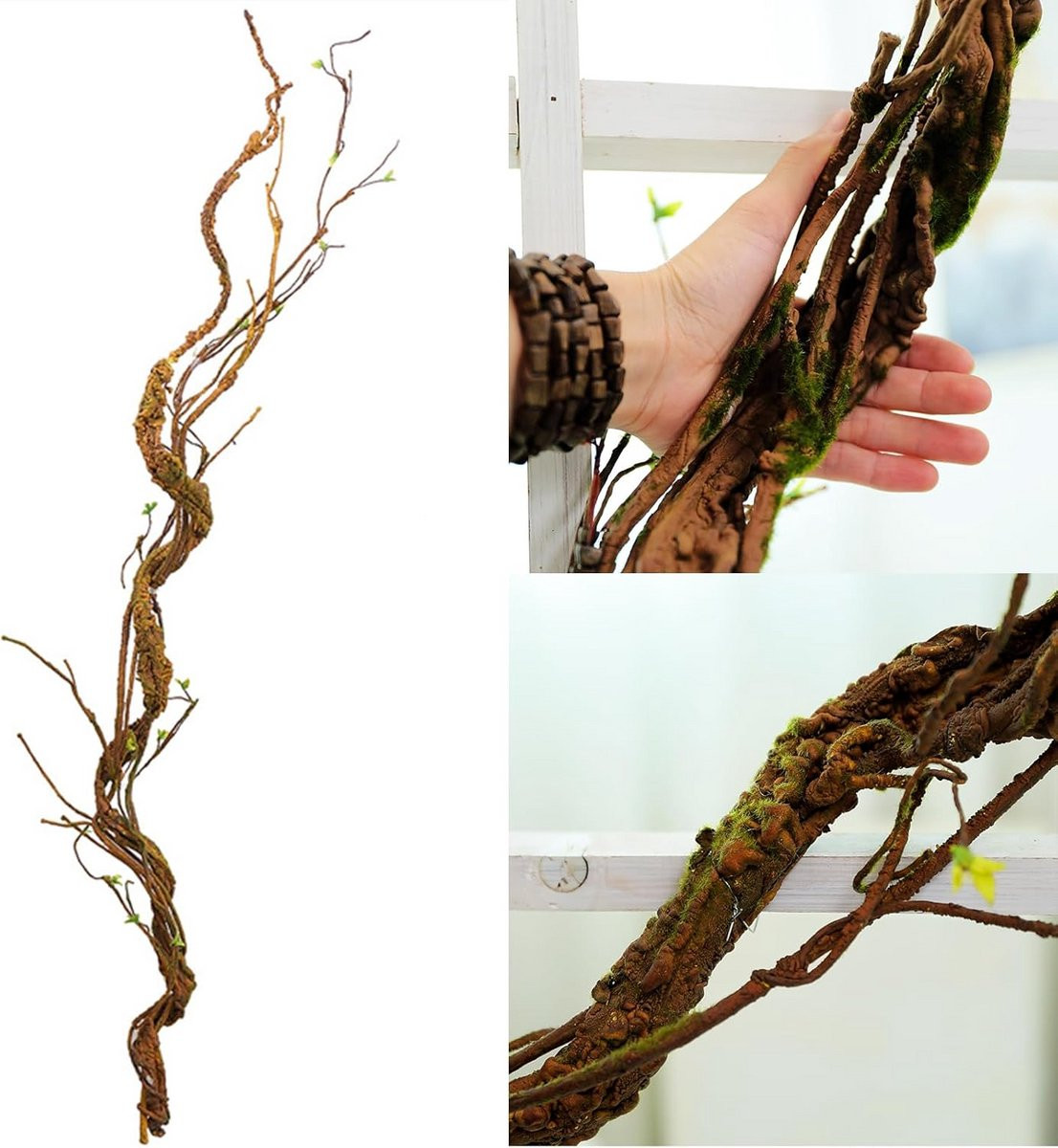 Lange Flexibele Kunsthangplant (167 cm) - Realistische Groene Hangplant voor Decoratie