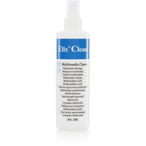 Elix Bildschirmreiniger 260.250, Multimedia-Reiniger, ohne Alkohol, Spray 250 ml