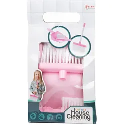 Toi-Toys Reinigungsset Besen mit Kehrschaufel und Dose, Reinigungsutensil