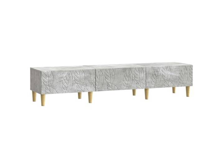 KGHERMDF TV-Schrank 147 x 34,5 x 30 cm Betongrau Holzwerkstoff Vintage-Design, Stabil, Schubladen, Wohnzimmer, Raumteiler, Pflegeleicht