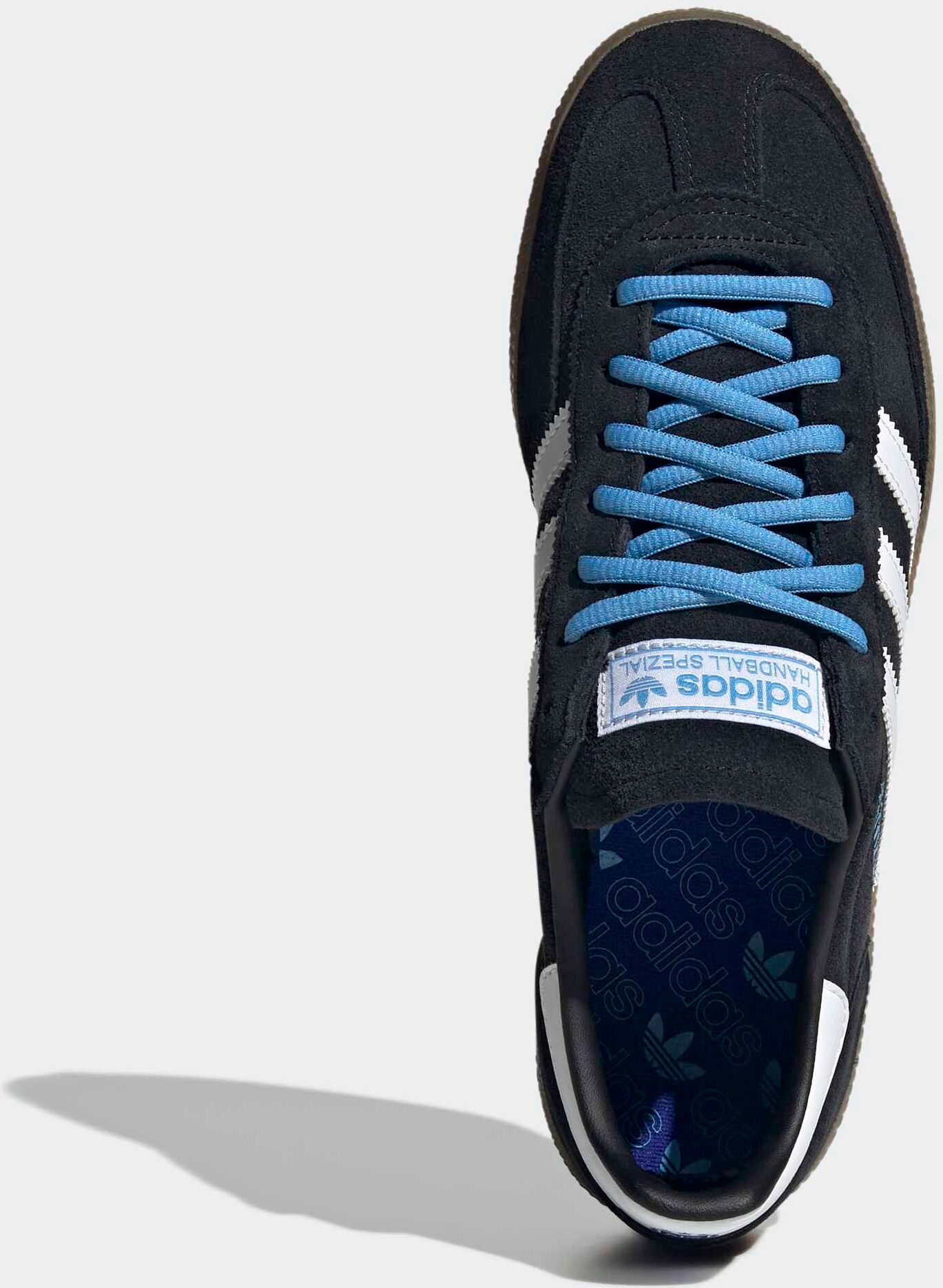 Sneaker ADIDAS PERFORMANCE "HANDBALL SPEZIAL", Herren, Gr. 38,5, schwarz (cschwarz, ftwwht, none, argentinien), Leder, Schuhe Sneaker, WM 2026 Edition (Länderschuhe) cschwarz, ftwwht, none, argentinien 38,5