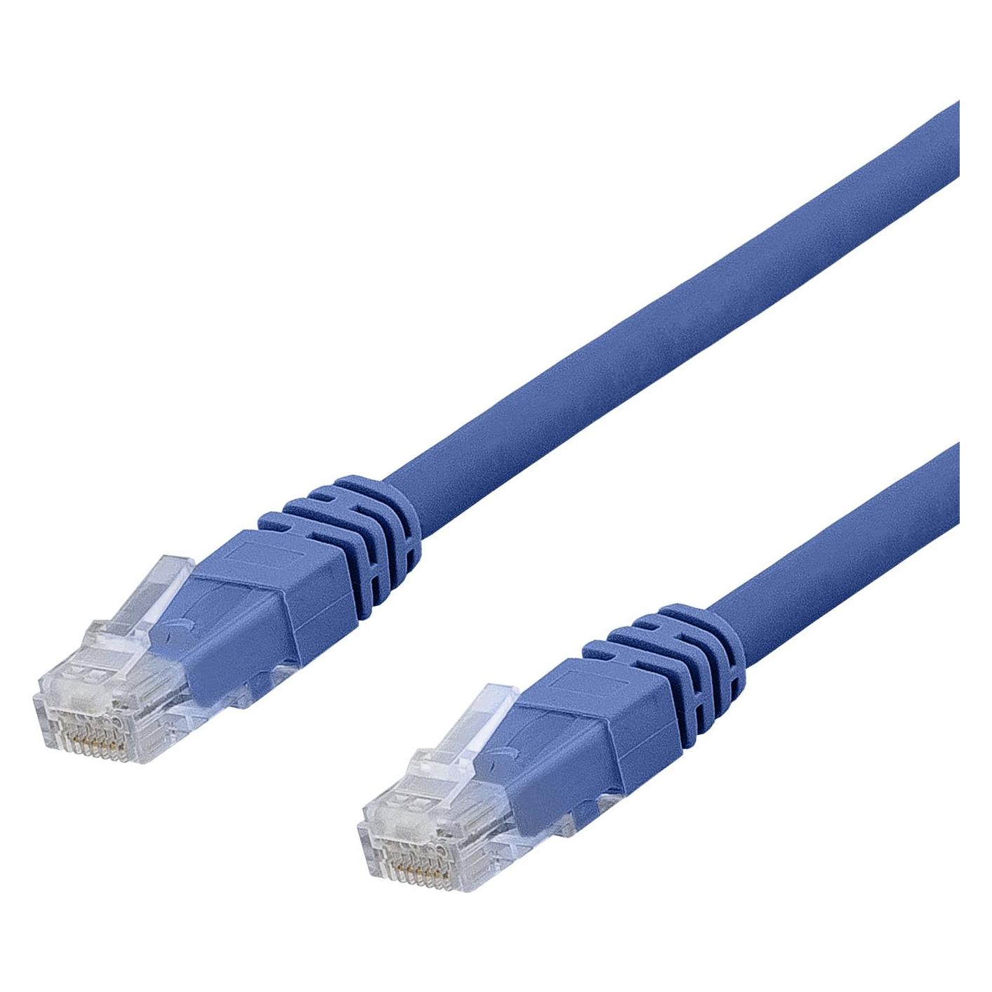 Deltaco TP-62BAU - patchkabel - 2 m (U/UTP, CAT6a, 2 m) (TP-62BAU)