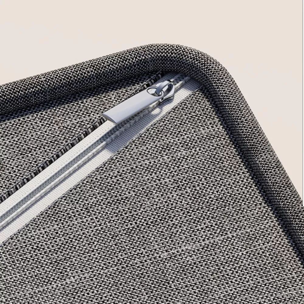 INF 2er Set Multifunktionale Aufbewahrungsboxen mit Fächern - Socken Organizer, Grau