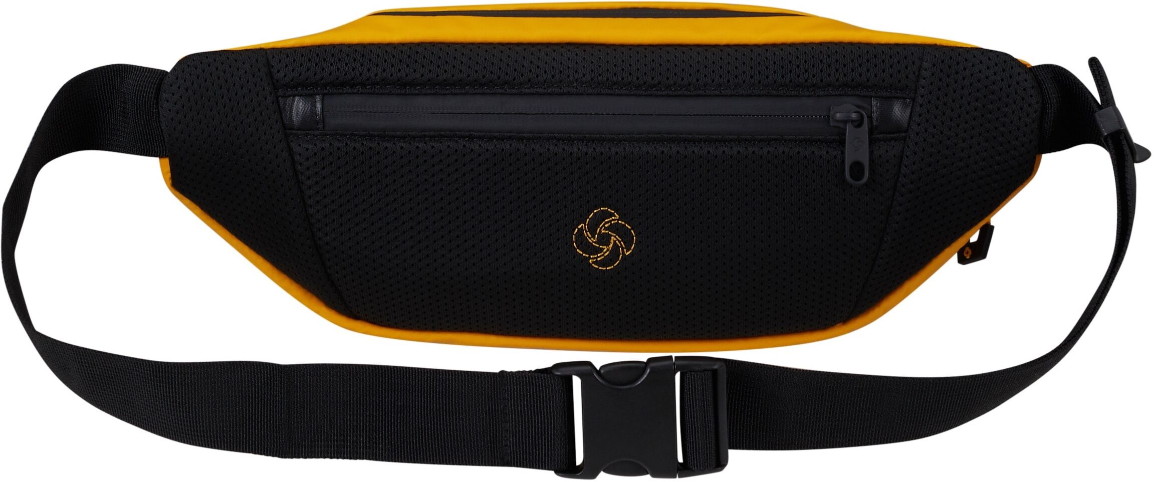 Bauchtasche SAMSONITE "Prodiver", Damen, Gr. B/H/T: 35cm x 16cm x 10cm, gelb, Nylon, Taschen Bauchtasche, Unisex Gürteltasche, Hüfttasche mit Kontrastbesatz gelb B/H/T: 35cm x 16cm x 10cm