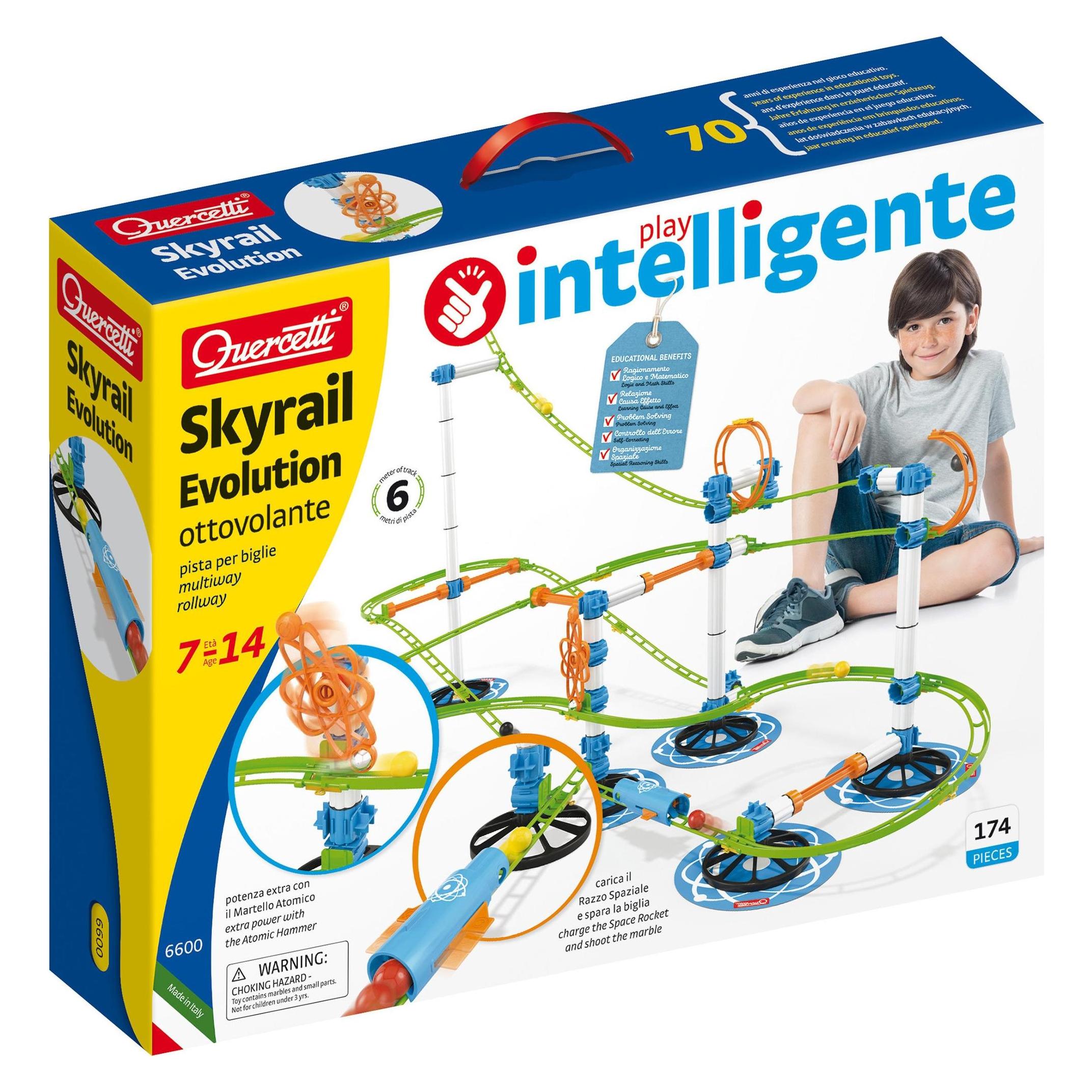 Quercetti Skyrail Evolution Kugelbahn - Multiway Rollway (6600)
