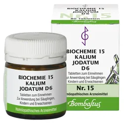 Biochemie 15 Kalium jodatum D 6 Tablette 80 St
