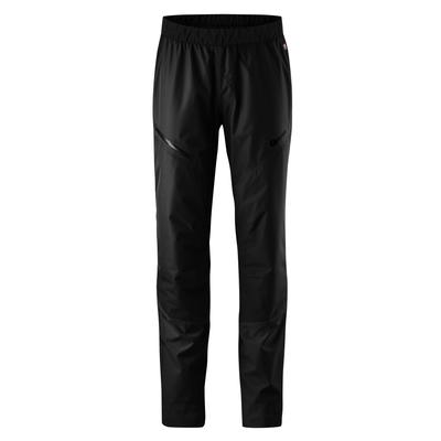 Fahrradhose GONSO "Save Pants Therm", Damen, Gr. L, Normalgrößen, schwarz, 100% Polyester, Hosen Fahrradhose, Gefütterte Regenhose für sehr kalte Wintertage auf dem Rad.