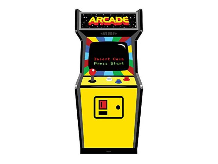 Star Cutouts Ltd SC1025 Jeu d'arcade vidéo des années 80 en Carton Multicolore 184 x 86 x 184 cm