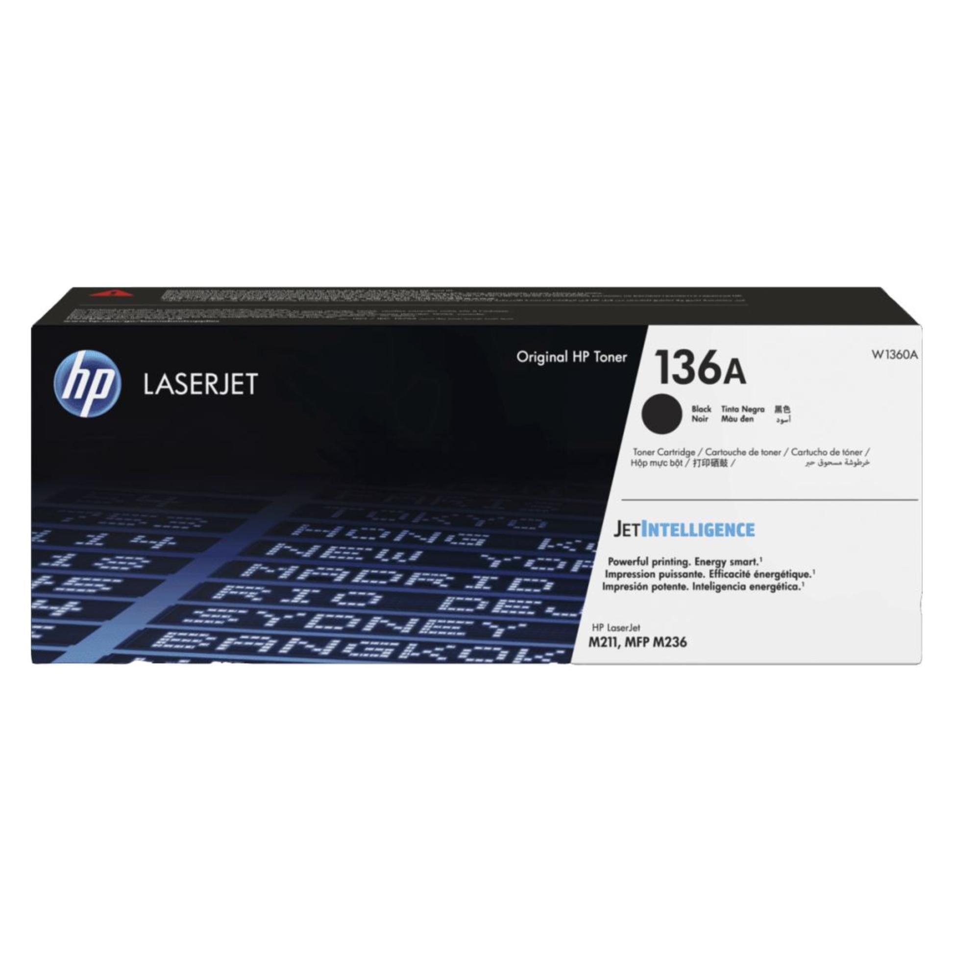 HP 136A Black Original Laserjet (BK) (W1360A)