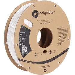 Polymaker PC02002 Polymax Tough Filament PC (Polycarbonat) hohe Steifigkeit, hit (PC, 1.75 mm, 750 g), 3D Filament, Weiss
