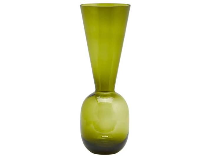 Vase Glas Grün H: 50 cm Edg